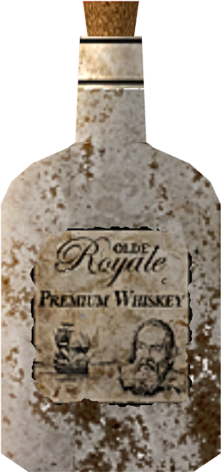 Empty Whiskey Bottle - Fallout Whiskey (366x744), Png Download