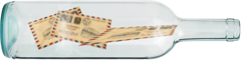 Empty Bottle Wth Mail - Empty Bottle (800x202), Png Download