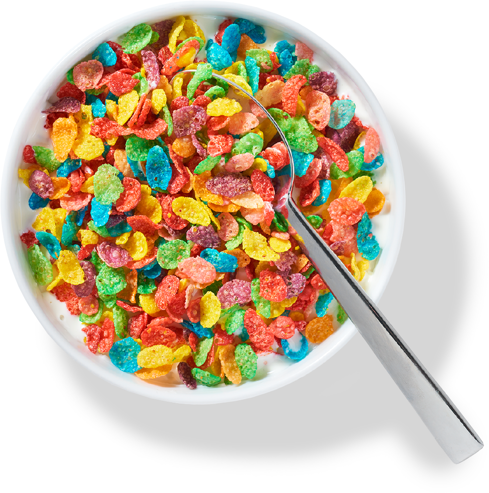 God In A Bowl Of Fruity Pebbles - Fruity Pebbles (1012x1025), Png Download