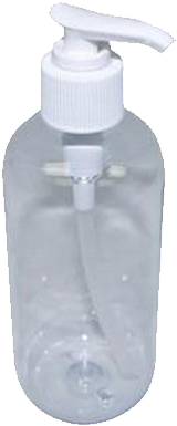 4 Bottles Clear Empty Bottle With Pump - Plastic Bottle (640x480), Png Download