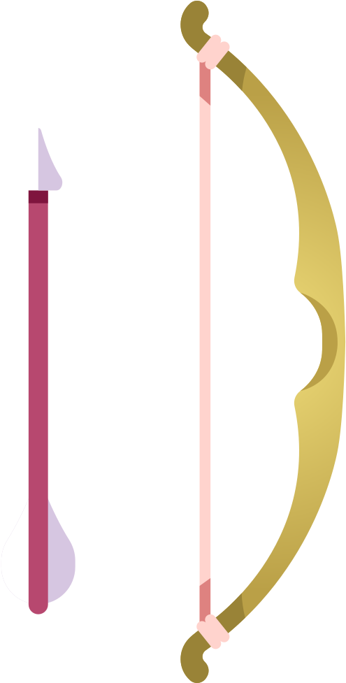Download Svg Download Png - Bow And Arrow (1024x1024), Png Download