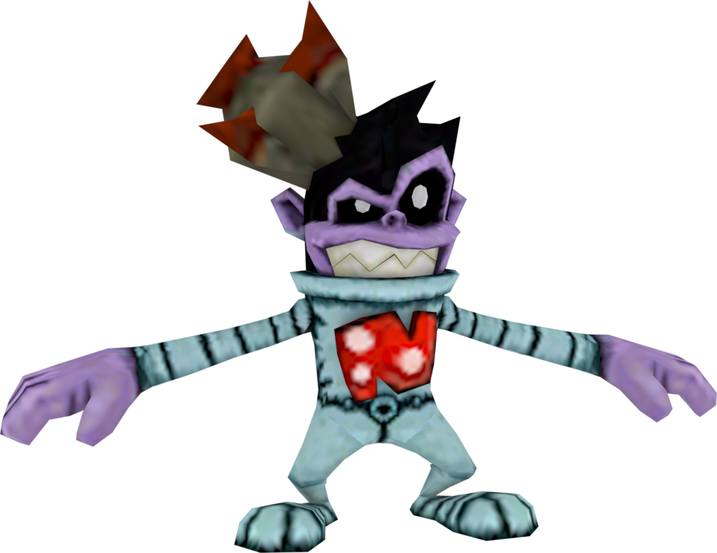 Crash Of The Titans Doom Monkey - Crash Of The Titans Minions (1017x785), Png Download