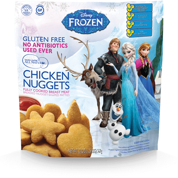 Disney® Frozen© Inspired Nuggets - Disney Frozen Chicken Nuggets (600x747), Png Download