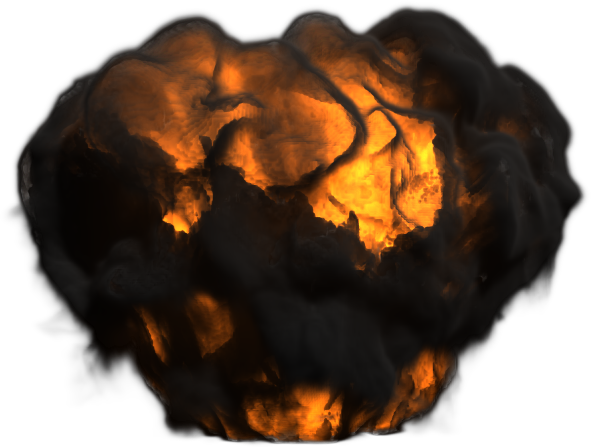 Smoke- - Fire (1600x1600), Png Download