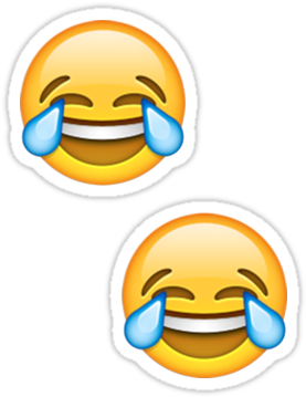 "emoji Smilies - Laughing Crying - " - Crying Laughing Emoji Clip Art (375x360), Png Download