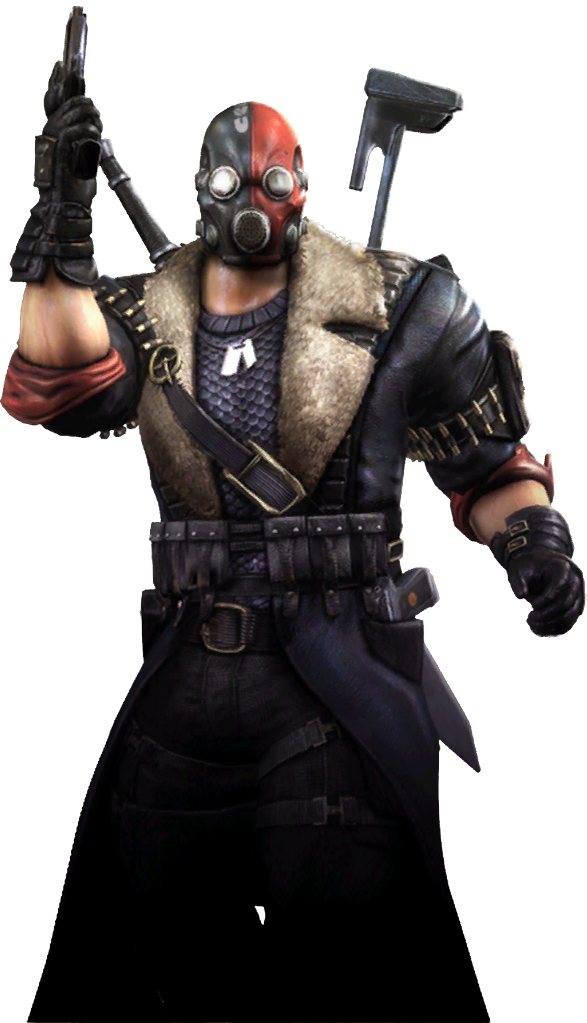 Injustice Gau Ios Deathstroke Render 2 By Wyruzzah-d95pfty - Deathstroke (587x1023), Png Download