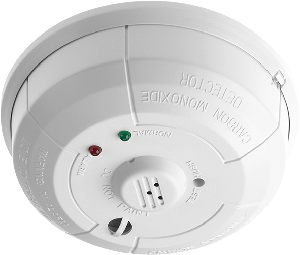 Fire & Smoke Monitoring - Honeywell Wireless Carbon Monoxide Detector Alarm (600x509), Png Download