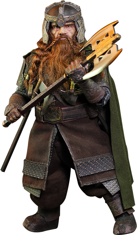 Asmus Lord Of The Rings Gimli Click To View Or Purchase - Asmus Toys Lord Of The Rings (480x813), Png Download
