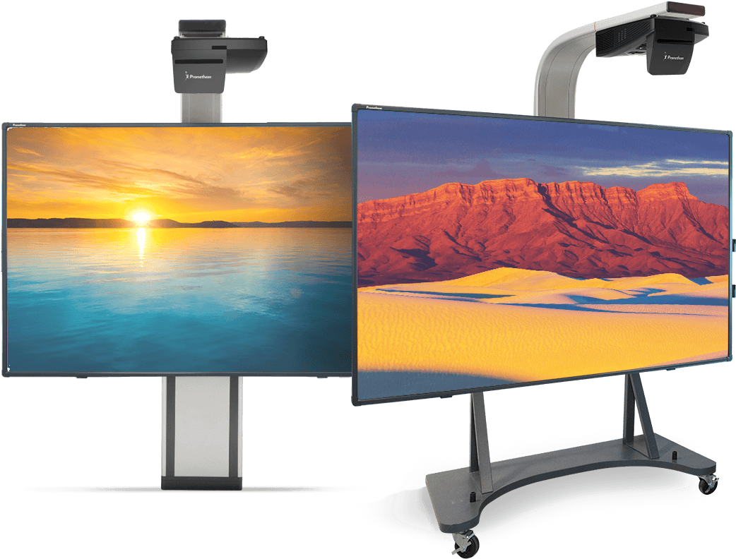 Mobile Activboard Stands - Interactive Whiteboard (1235x811), Png Download