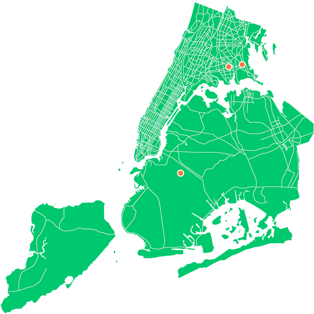 New York City Food Desert Map - New York City Map Vector (624x624), Png Download