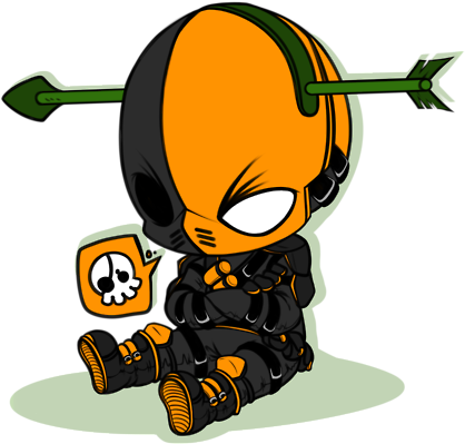 Best In Art - Deathstroke Baby Mini (500x500), Png Download