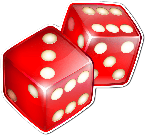 Pegatinas - Dados (600x567), Png Download