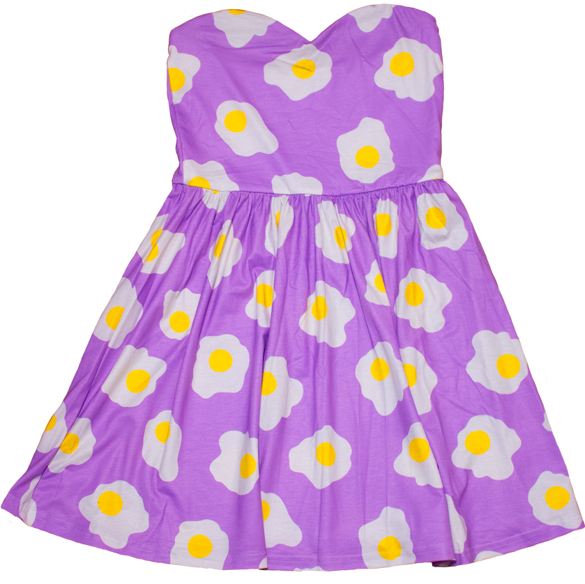 Sunny-side Up Mini Dress In Lavender (1024x1024), Png Download