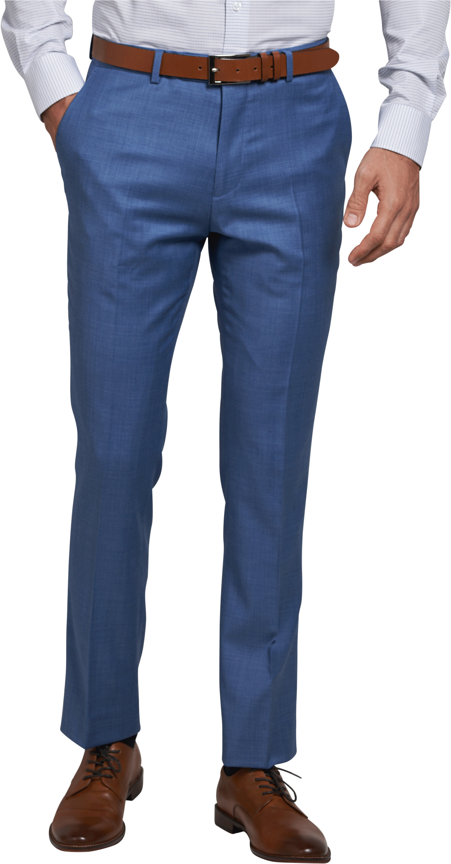 Get The Rufford Texture Trouser In Steel Online (2000x2995), Png Download