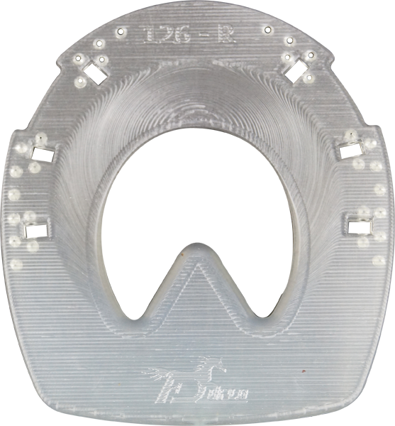 Cuando Utiliza Una Herradura Duplo Sin Cuña (557x600), Png Download