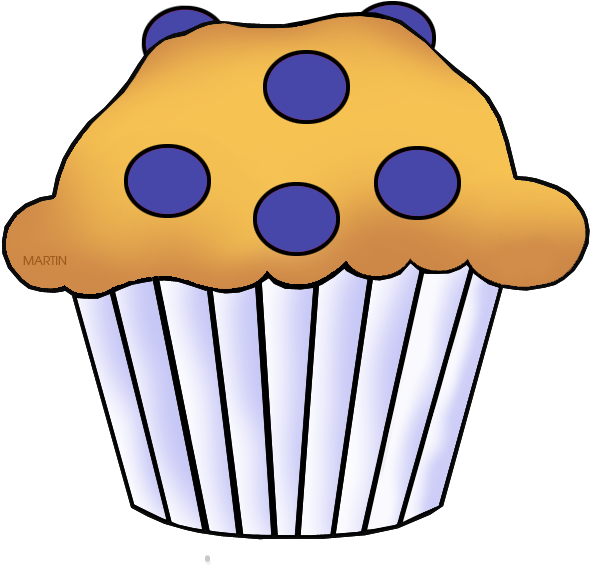 Blueberry Muffin (648x592), Png Download