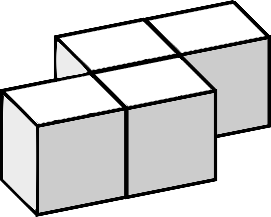Promoworx Ltd Three-dimensional Space Tetris Cube Line (936x750), Png Download