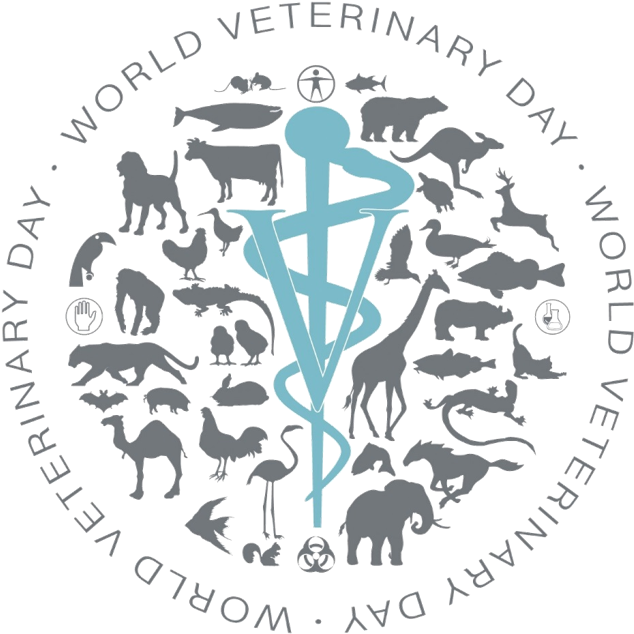 To Celebrate The World Veterinary Day That Will Take (675x665), Png Download