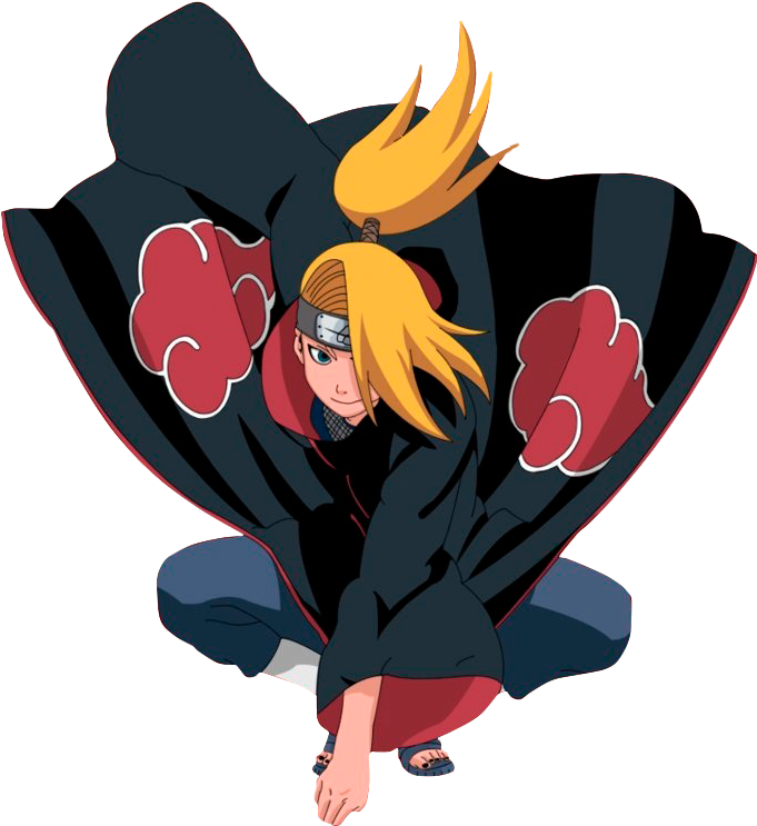 Deidara Render By Xuzumaki Anime Naruto, Naruto Uzumaki, (774x860), Png Download