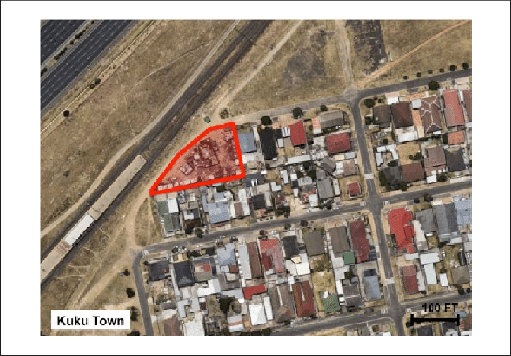 Map Of Kuku Town (725x506), Png Download