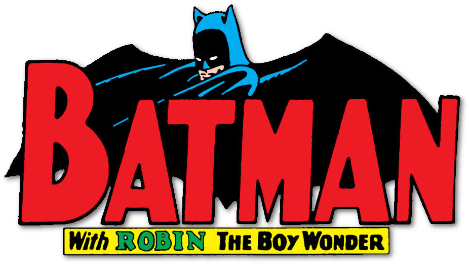 Batman With Robin Silver Age Logo (990x561), Png Download