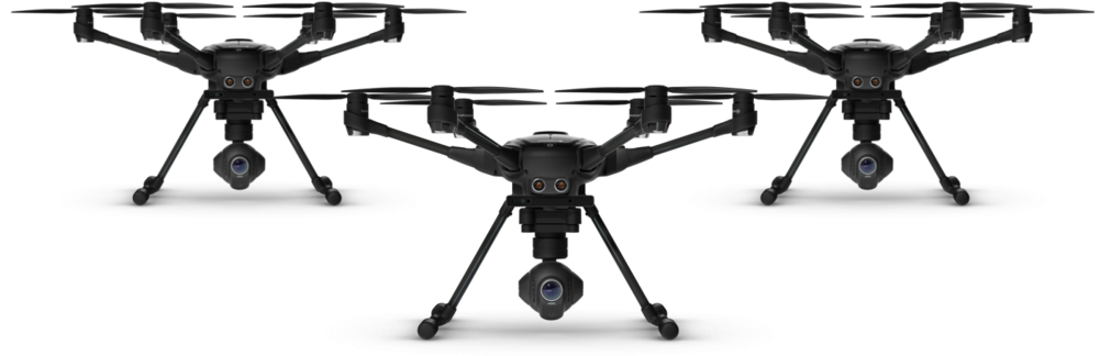 Yuneec Typhoon H (1000x357), Png Download