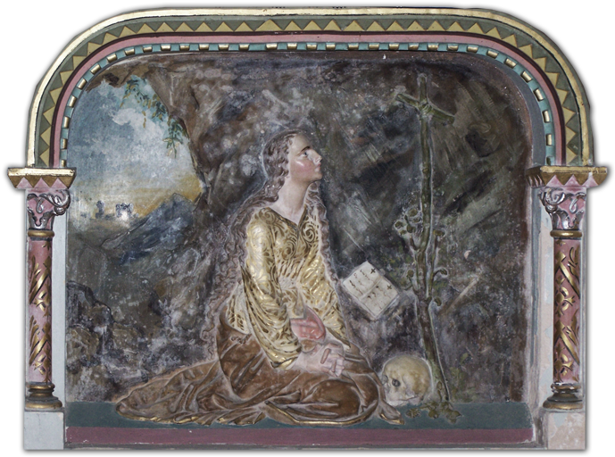 L'abbe Sauniere's Mary Magdalene Altar Bas-relief (700x521), Png Download