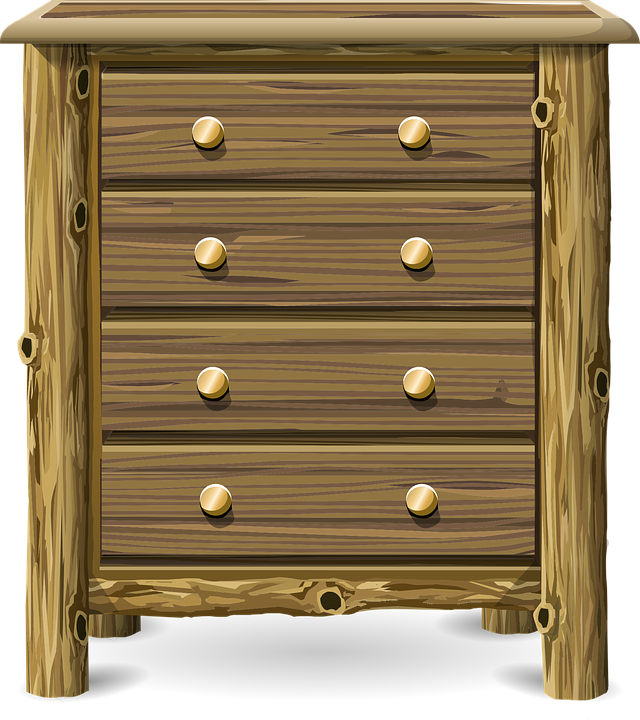 Dresser, Furniture, Cabinet, Storage, Wood, Wooden (640x720), Png Download