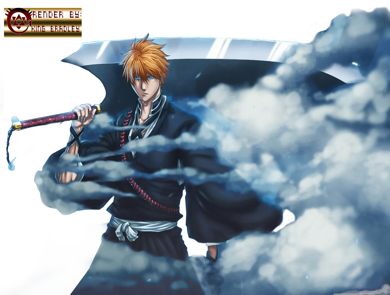 Kurosaki Ichigo Karatasi La Kupamba Ukuta Possibly (1256x950), Png Download