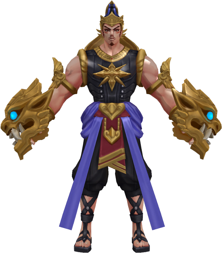 Gatotkaca Mighty Legend Mobile Lengends Mmd Dl (1600x900), Png Download