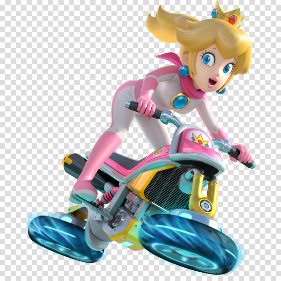 Princess Peach Mario Kart 8 Clipart Mario Kart Wii (900x900), Png Download