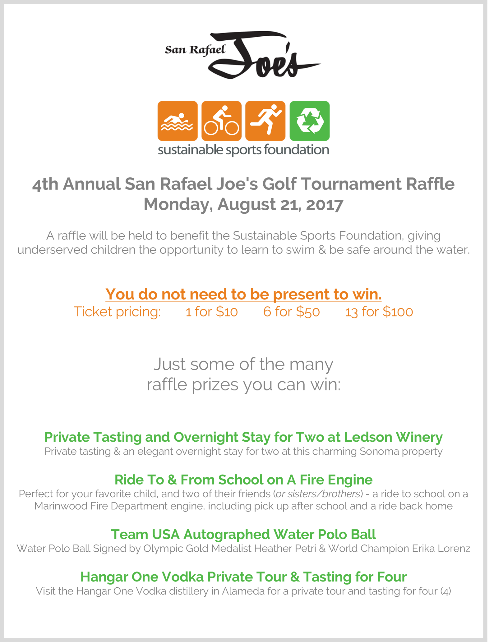Purchase San Rafael Joe's Golf Tournament Raffle Tickets (1573x2067), Png Download