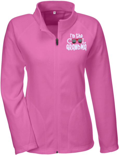 I'm The Cool Grandma Custom Wht Microfleece (600x600), Png Download