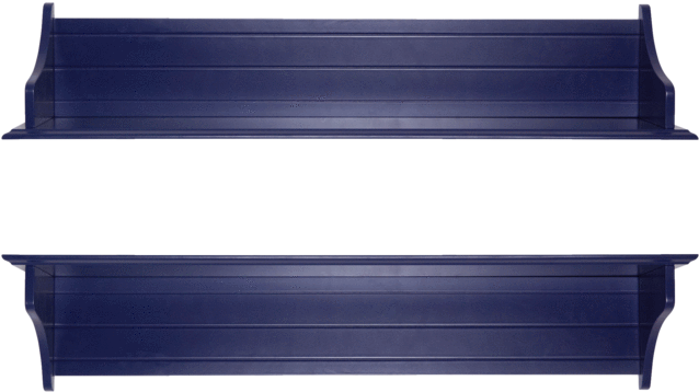 Any Which Way Book Shelf, Navy Home > Storage > Wall (654x654), Png Download