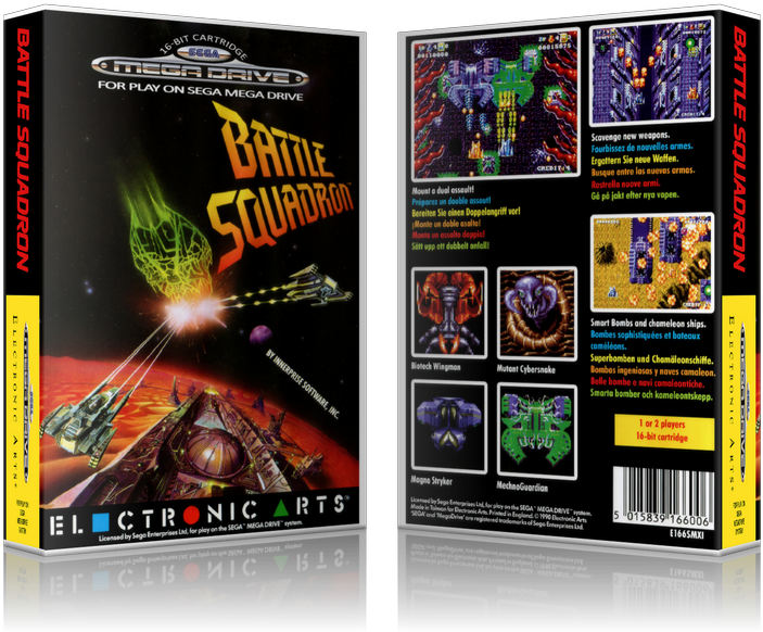 Sega Genesis Battle Squadron Sega Megadrive Replacement (800x650), Png Download