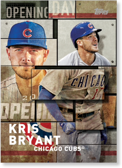 2018 Topps Series 1 Baseball Kris Bryant Mlb Opening (700x700), Png Download
