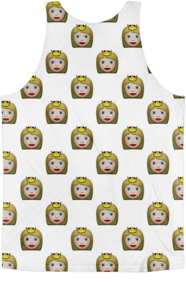 All Over Emoji Tank Top (1000x1000), Png Download