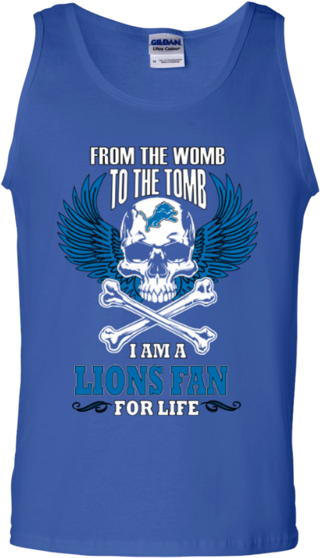 Lions Fan 4life (1155x1155), Png Download