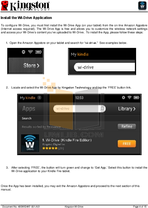 Amazon Tablet Kindle Kindle Fire Pdf Page Preview (612x792), Png Download