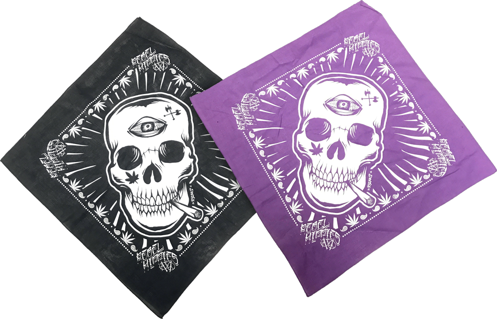Skull Bandana Png (1024x658), Png Download
