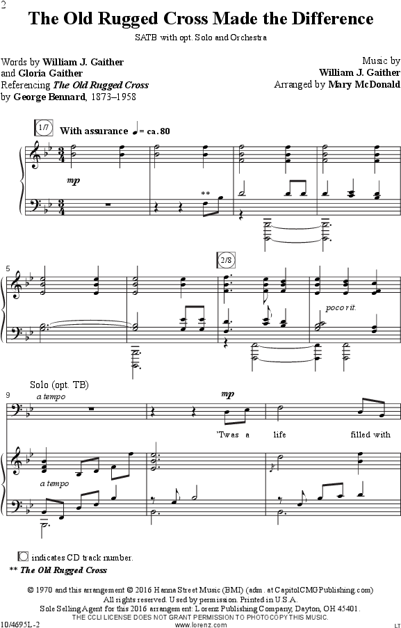 The Old Rugged Cross Made The Difference Thumbnail (672x984), Png Download