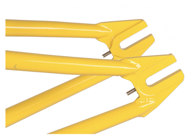 S&m Bikes Steel Panther Race Frame Yellow 22 Bmx 20" (650x650), Png Download