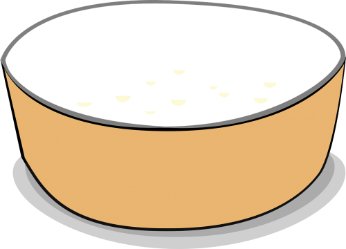 Feeding Dish,feeding Vector Graphics, - Bowl Clipart (500x360), Png Download