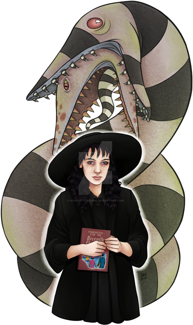 L Y D I A - Beetlejuice Art Lydia (722x1107), Png Download