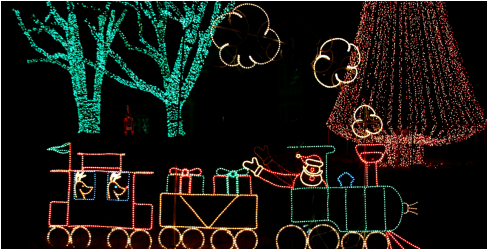 Bartlett Lights - Bartlett Lights Christmas Lights (918x248), Png Download