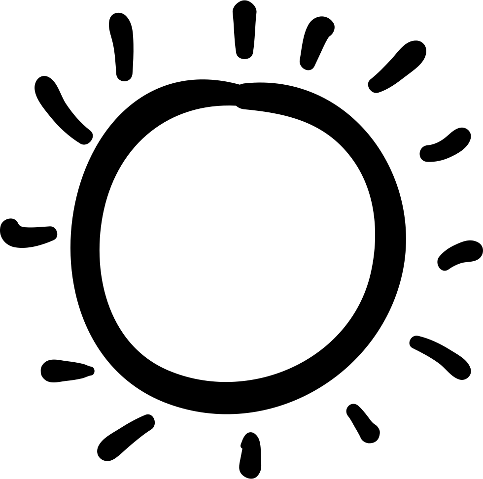 Png File - Hand Drawn Sun Png (980x972), Png Download