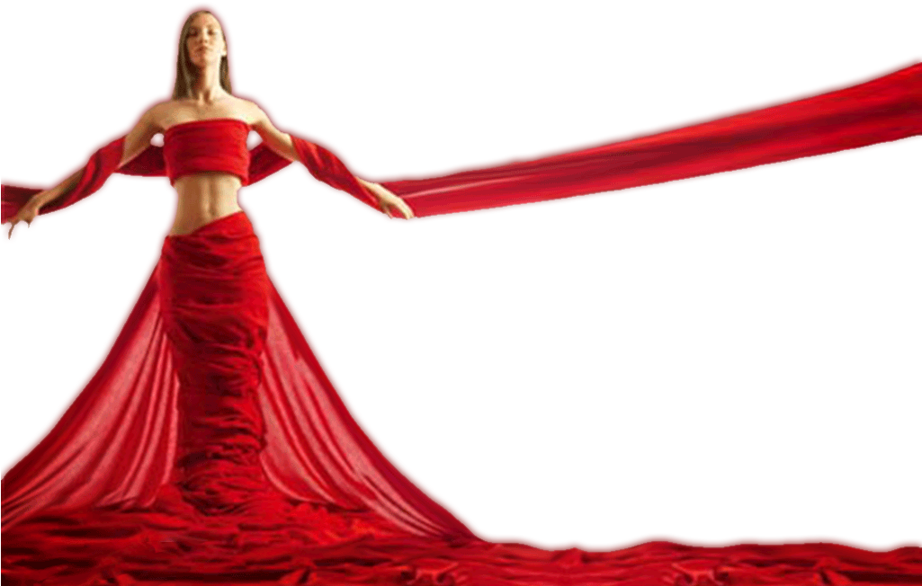 Woman - - Woman In Red Png (1024x1024), Png Download