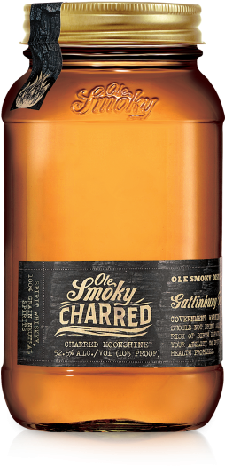 Whiskey Drawing Moonshine - Ole Smoky Charred Moonshine (253x534), Png Download