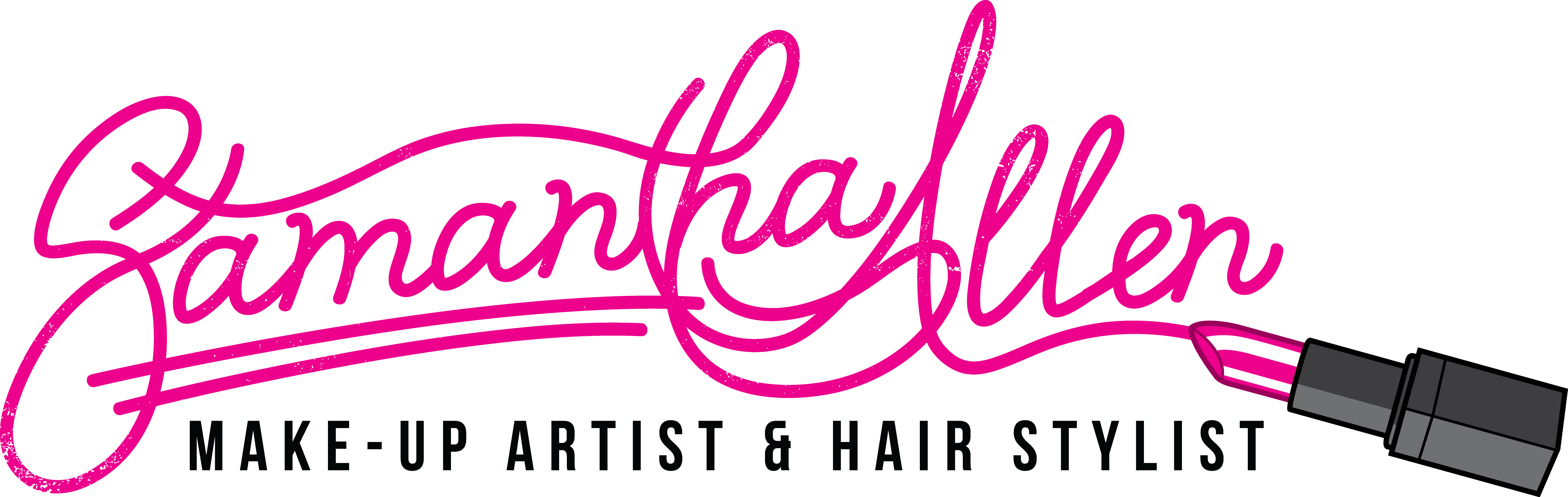 Sam Allen Logo New - Logo Hair Stylist Png (5073x1608), Png Download