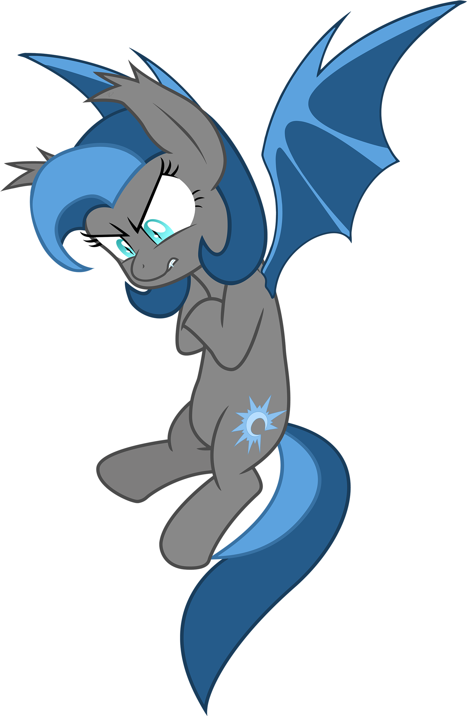 Moonshine - Mlp Bat Pony Moonshine (1647x2500), Png Download